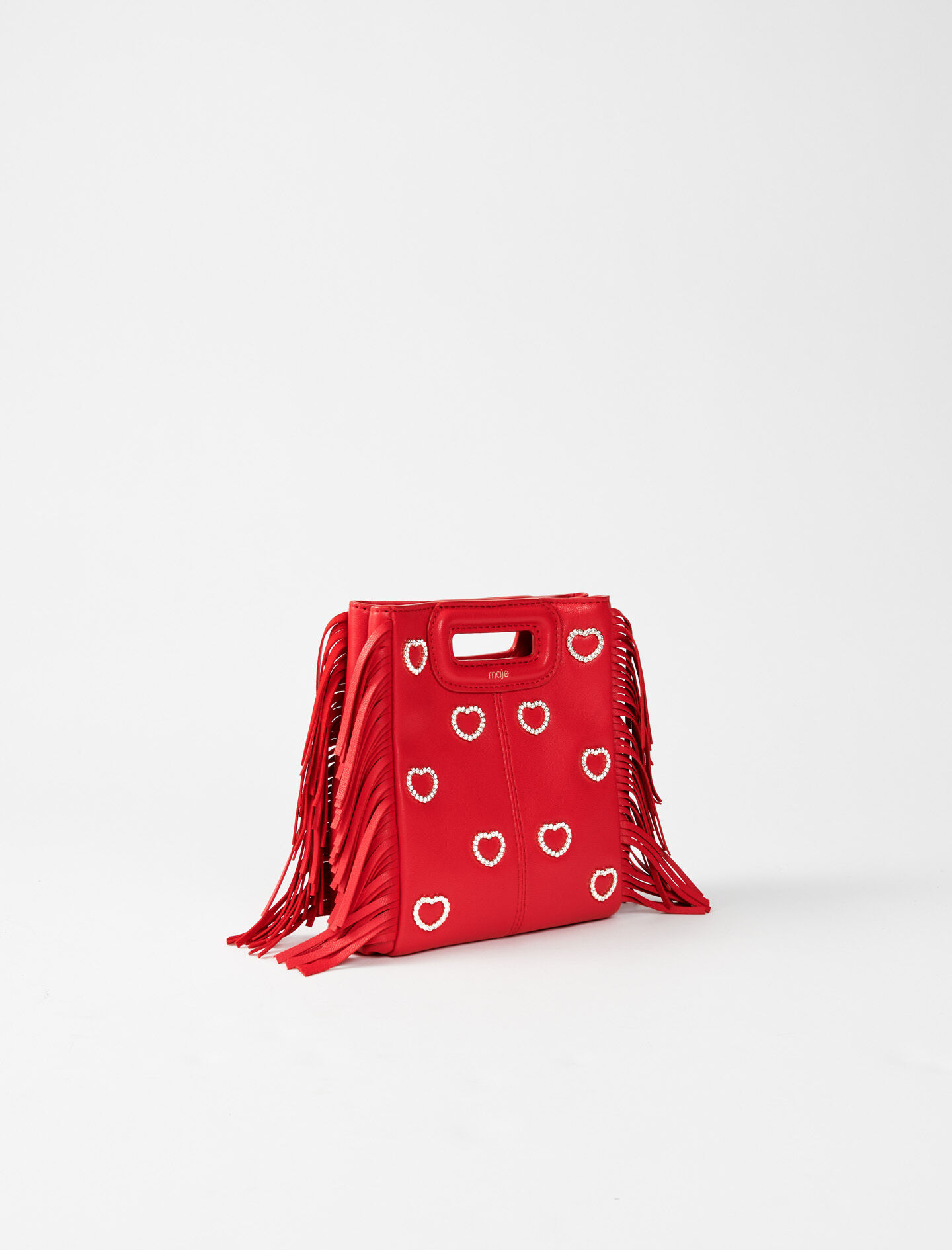 Sac maje rouge cuir store