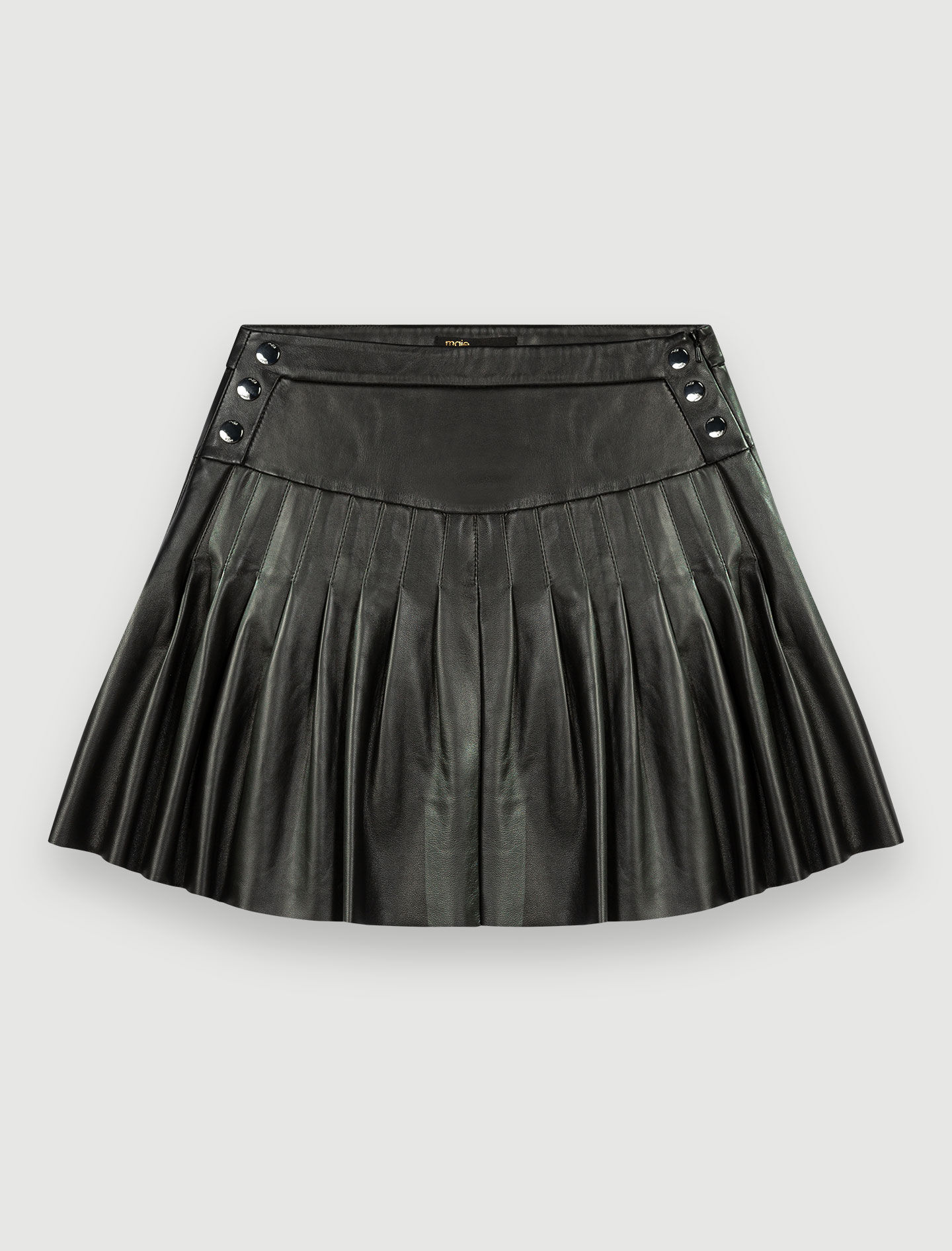 Joie faux leather discount skirt