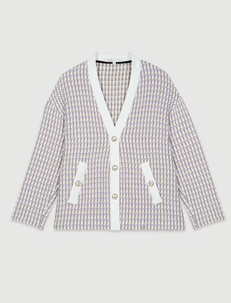 tweed cardigan jacket