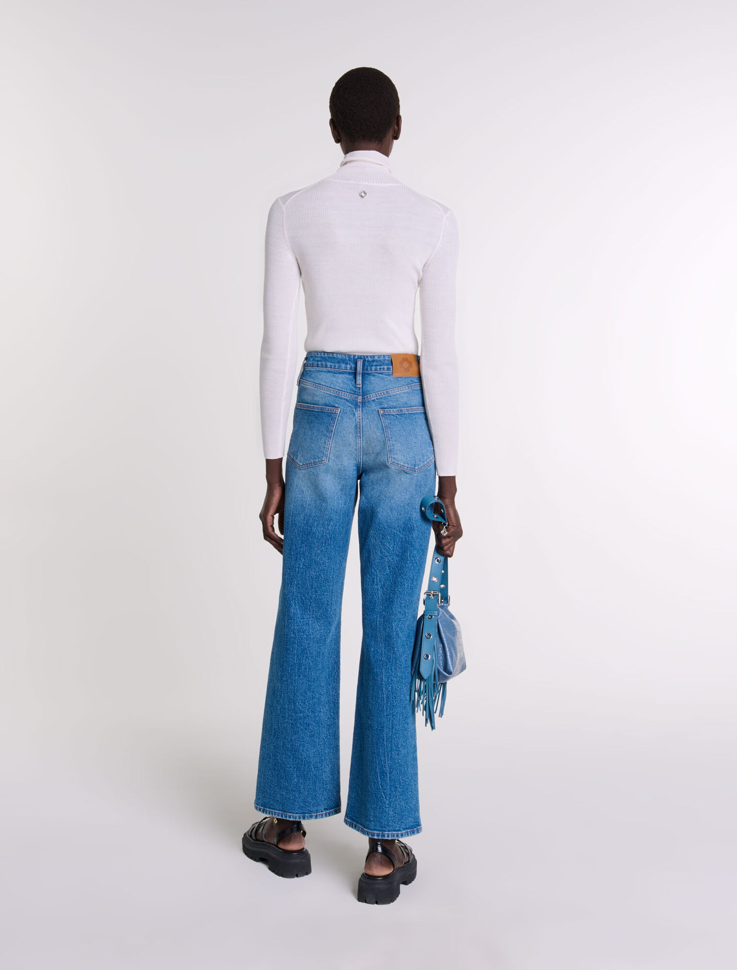 Pull en laine et soie