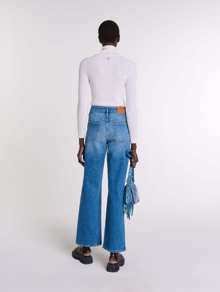 Pull en laine et soie