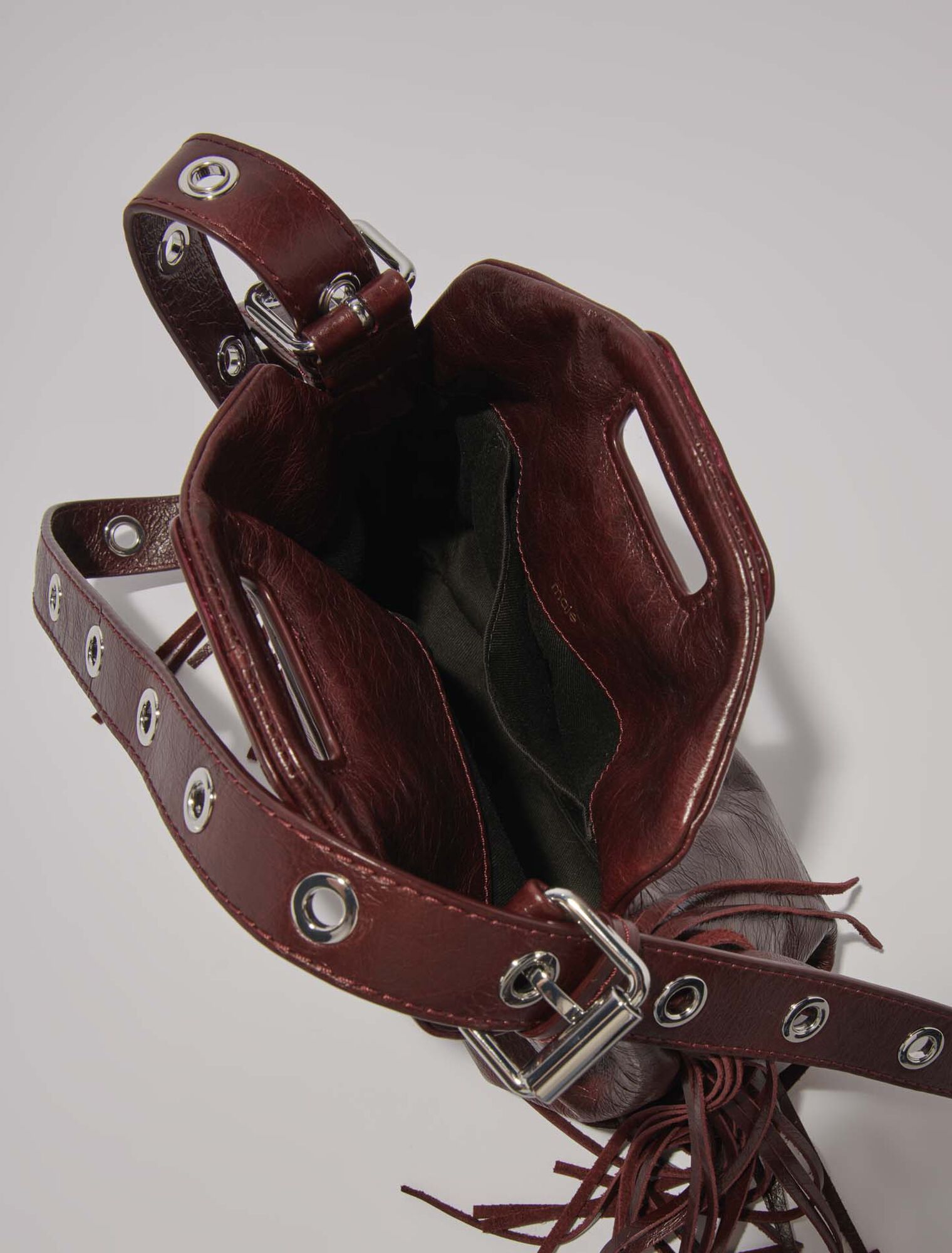 Sac Miss M Mini en cuir craquelé