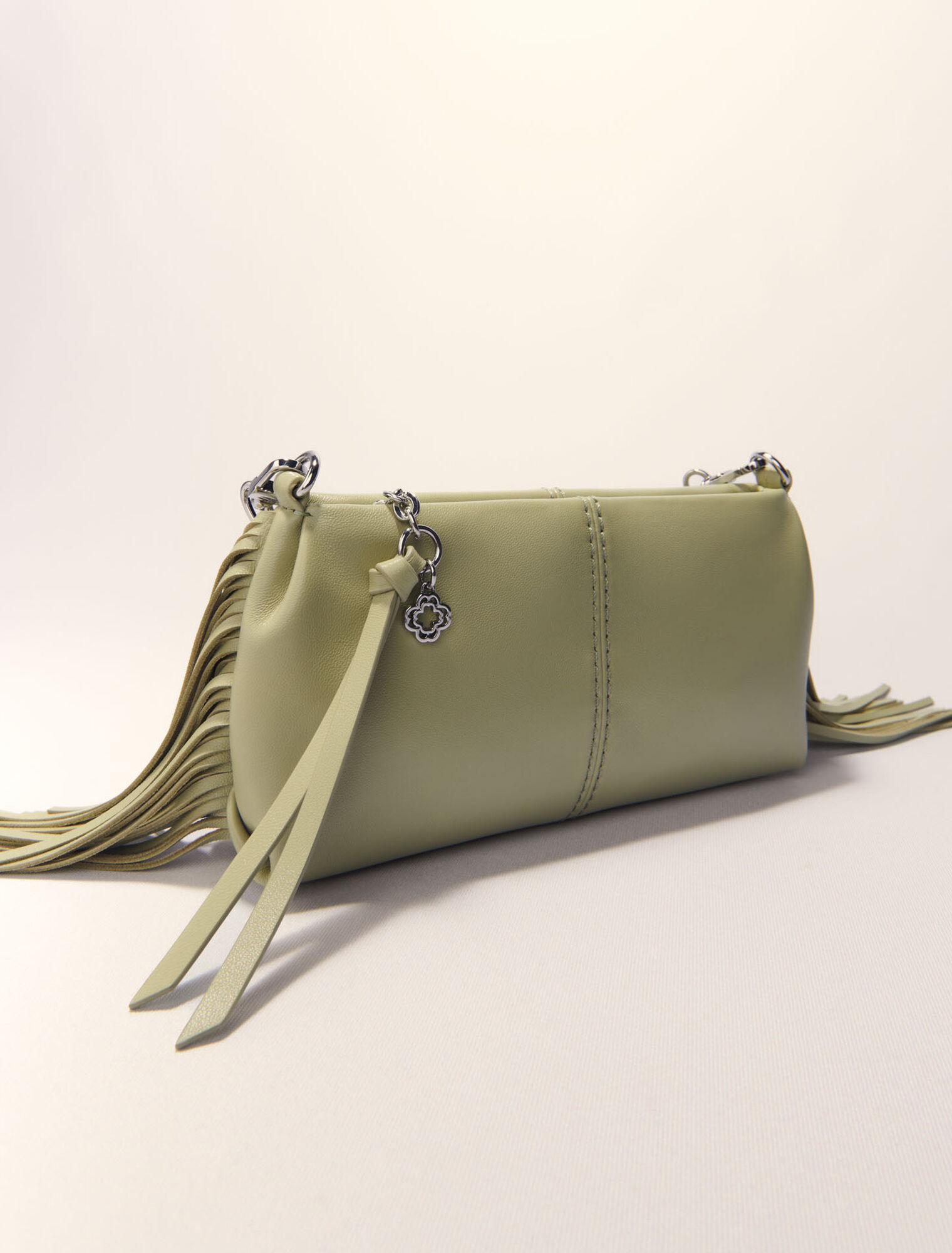 Pochette Miss M pouch en cuir lisse