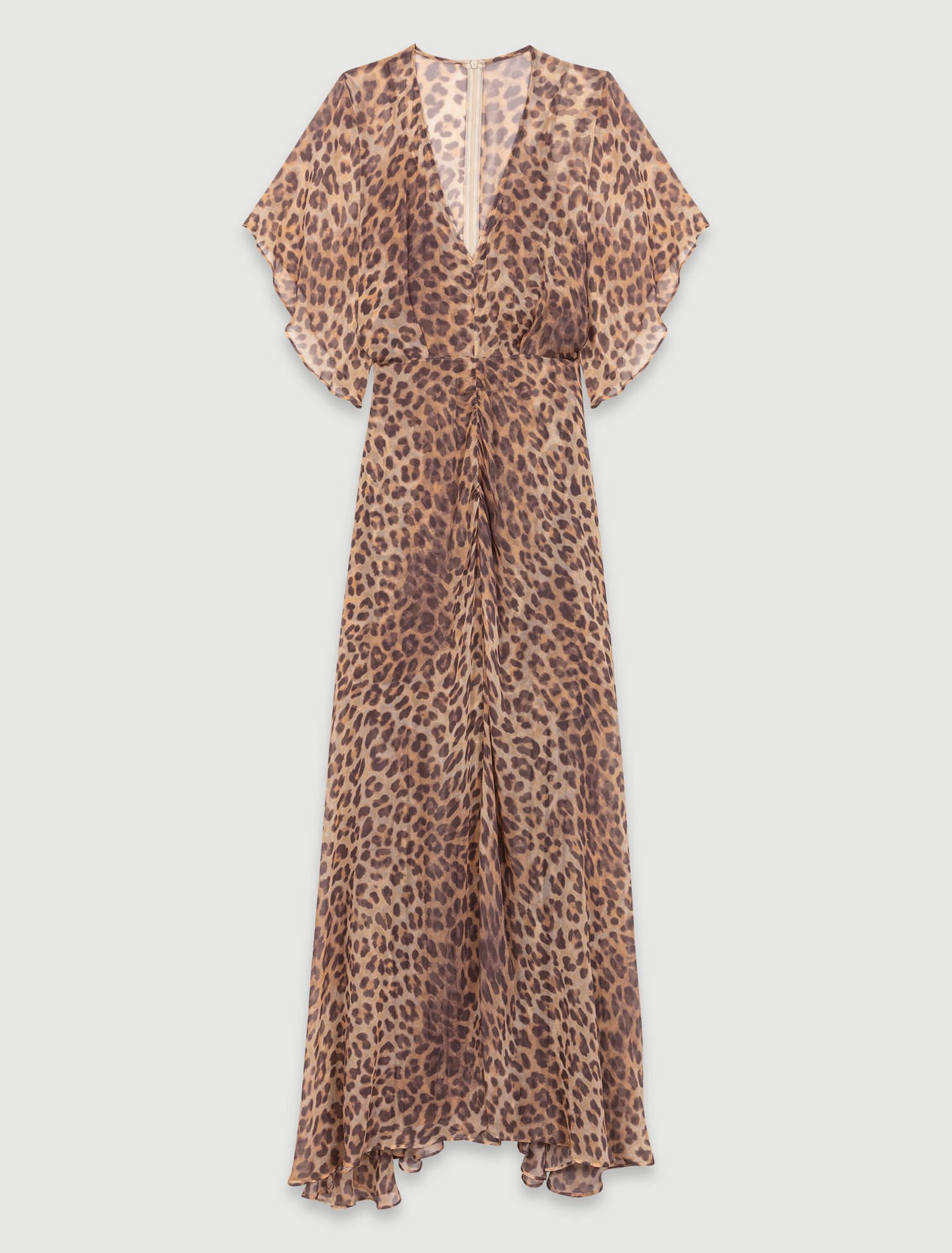 Robe longue imprimé léopard
