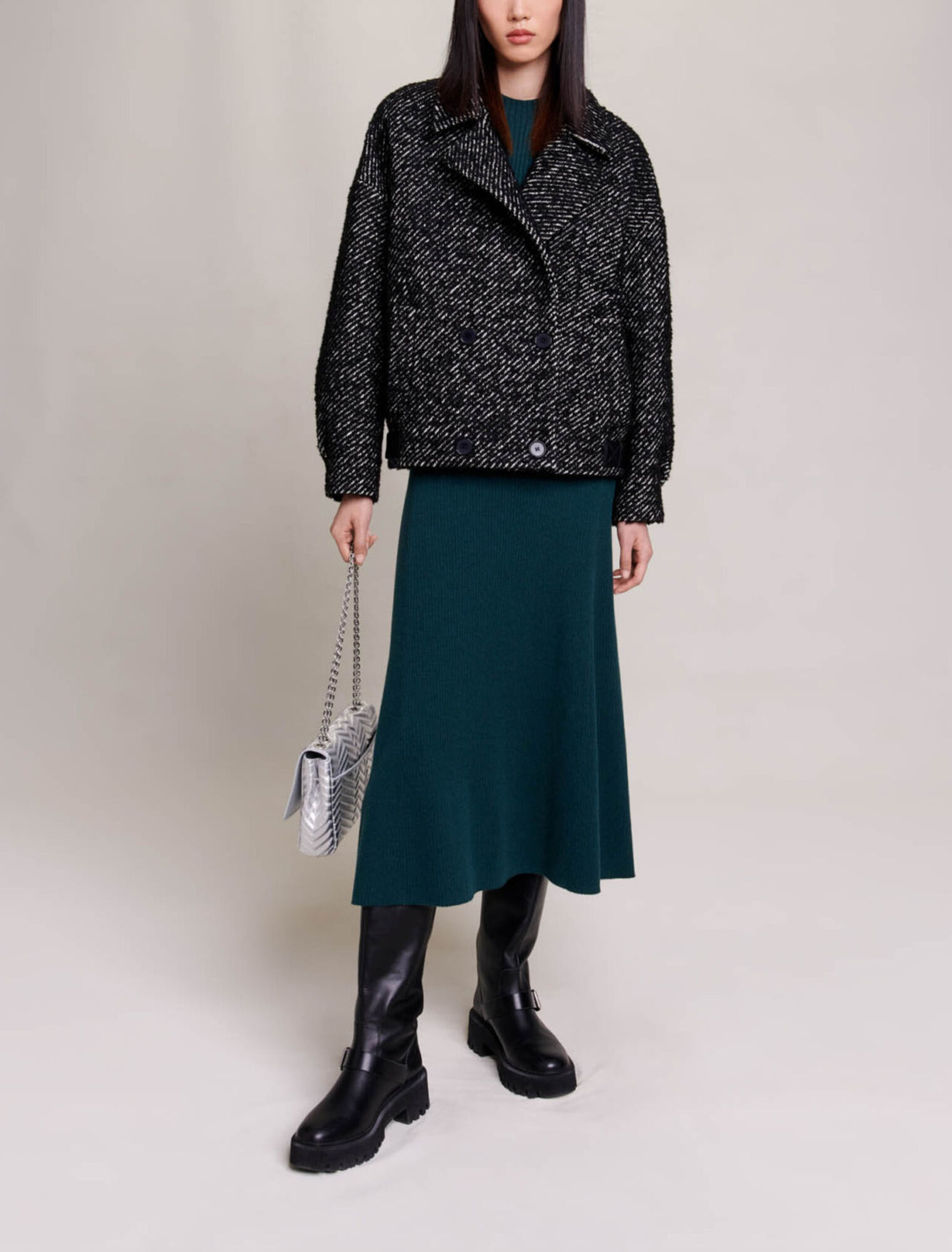 Manteau structuré