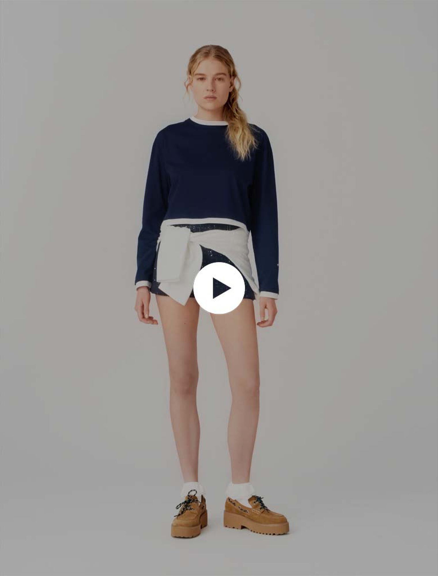 Layered-effect T-shirt