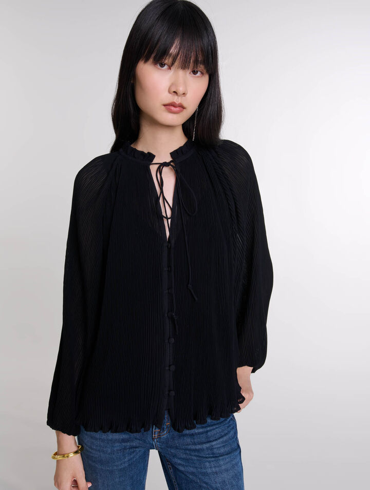Pleated shirt