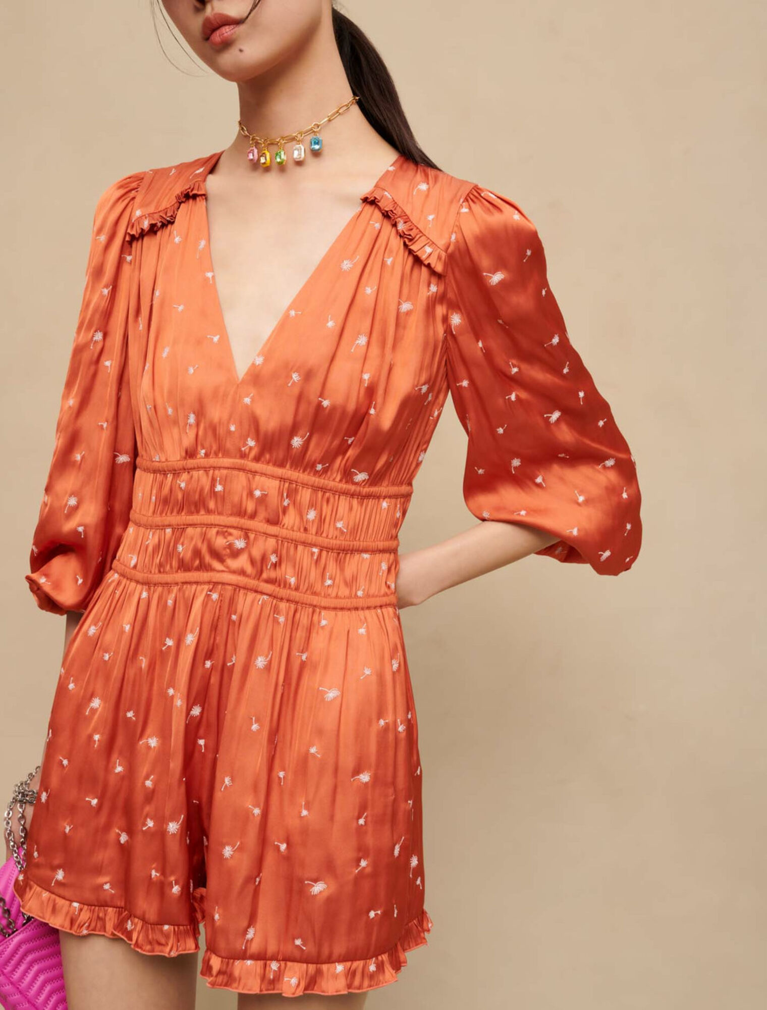 Draped jumpsuit