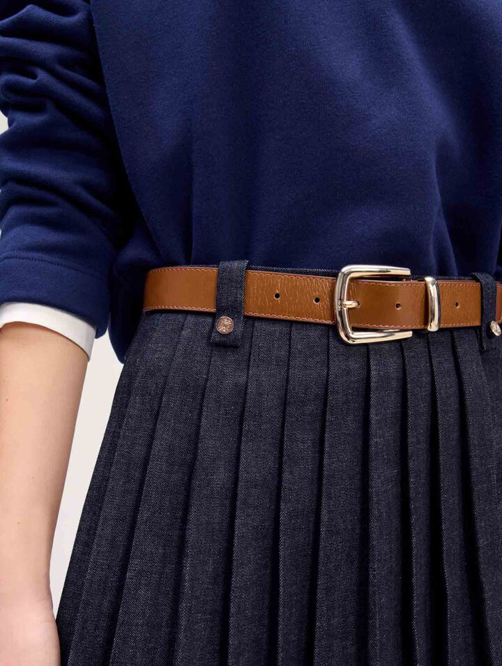 Sweatshirt court avec broderie