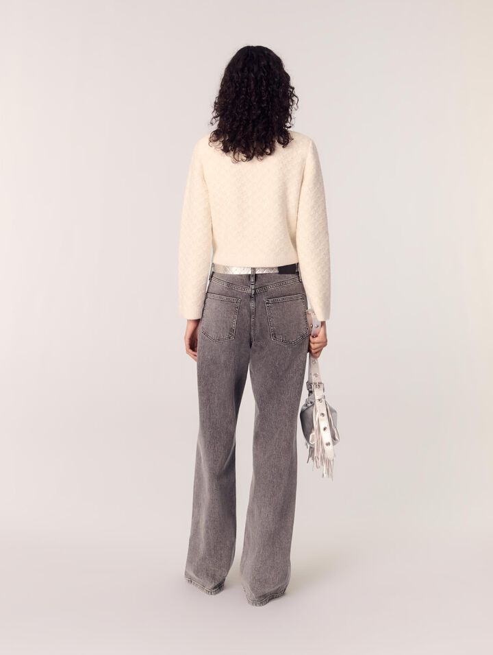Cardigan court effet tweed