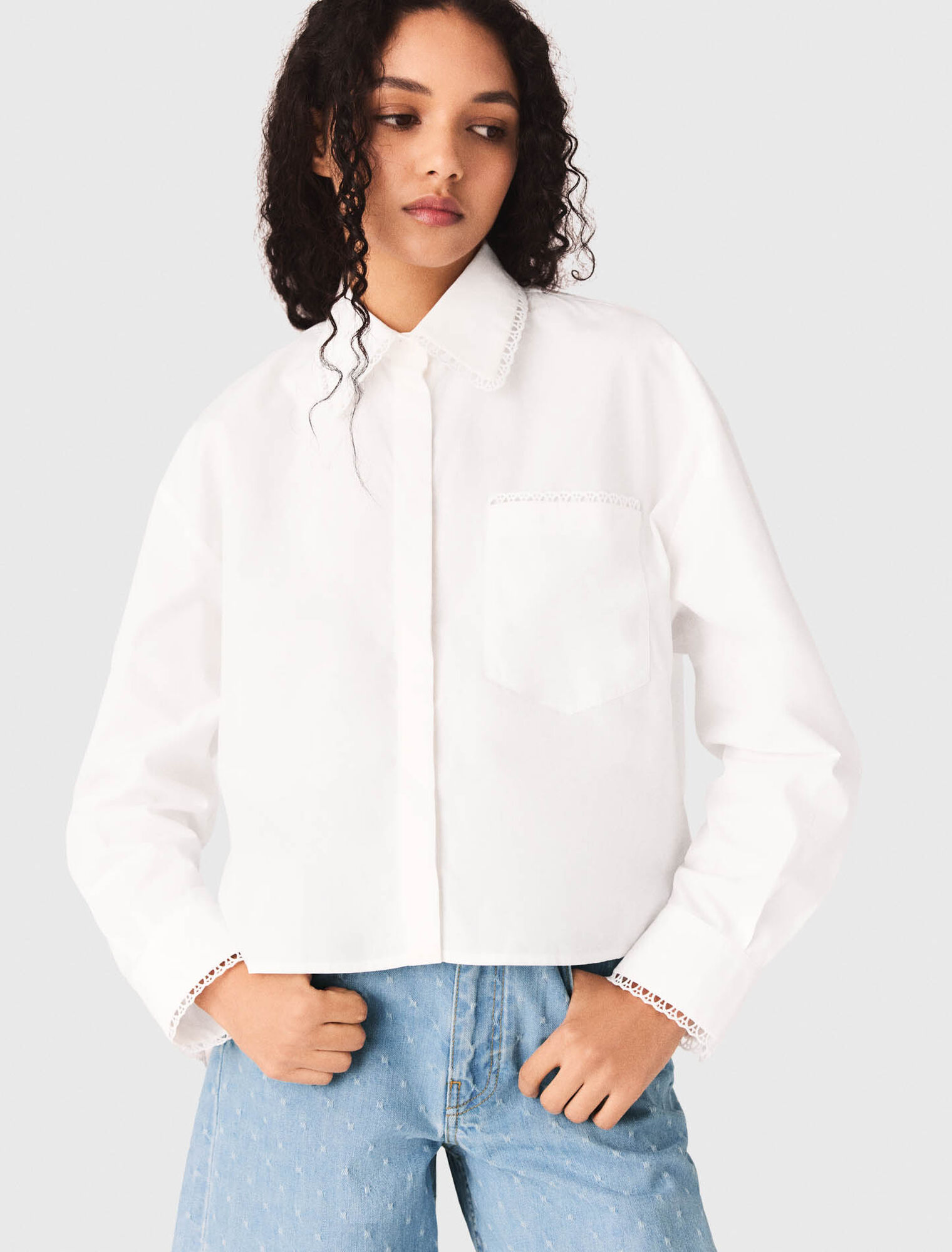 Chemise &agrave; col croquet