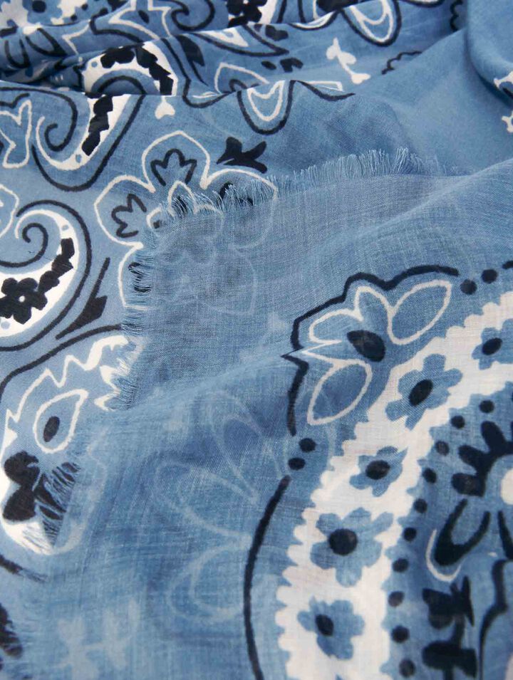 Châle à imprimé bandana