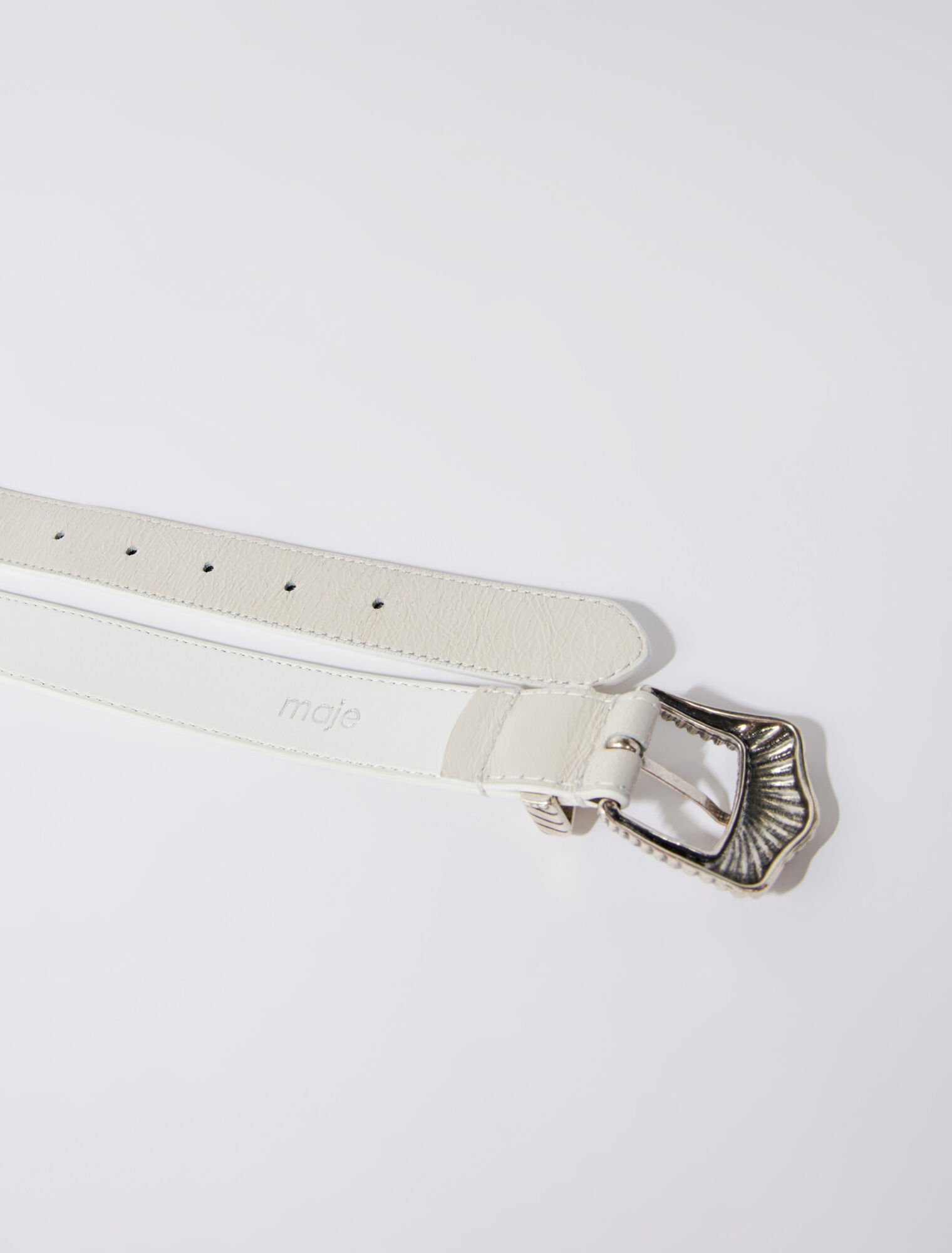 Ceinture en cuir à boucle grunge