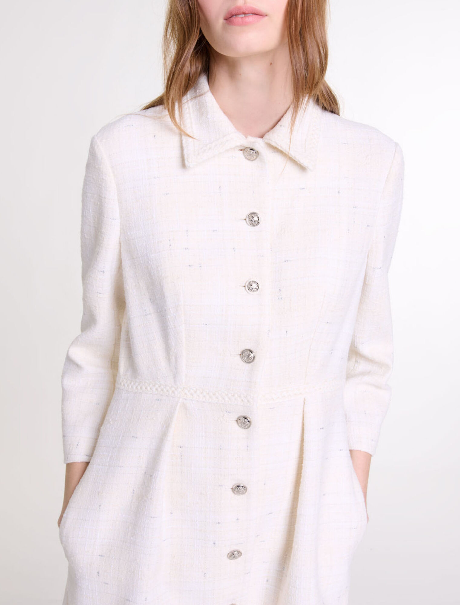 Robe courte en tweed