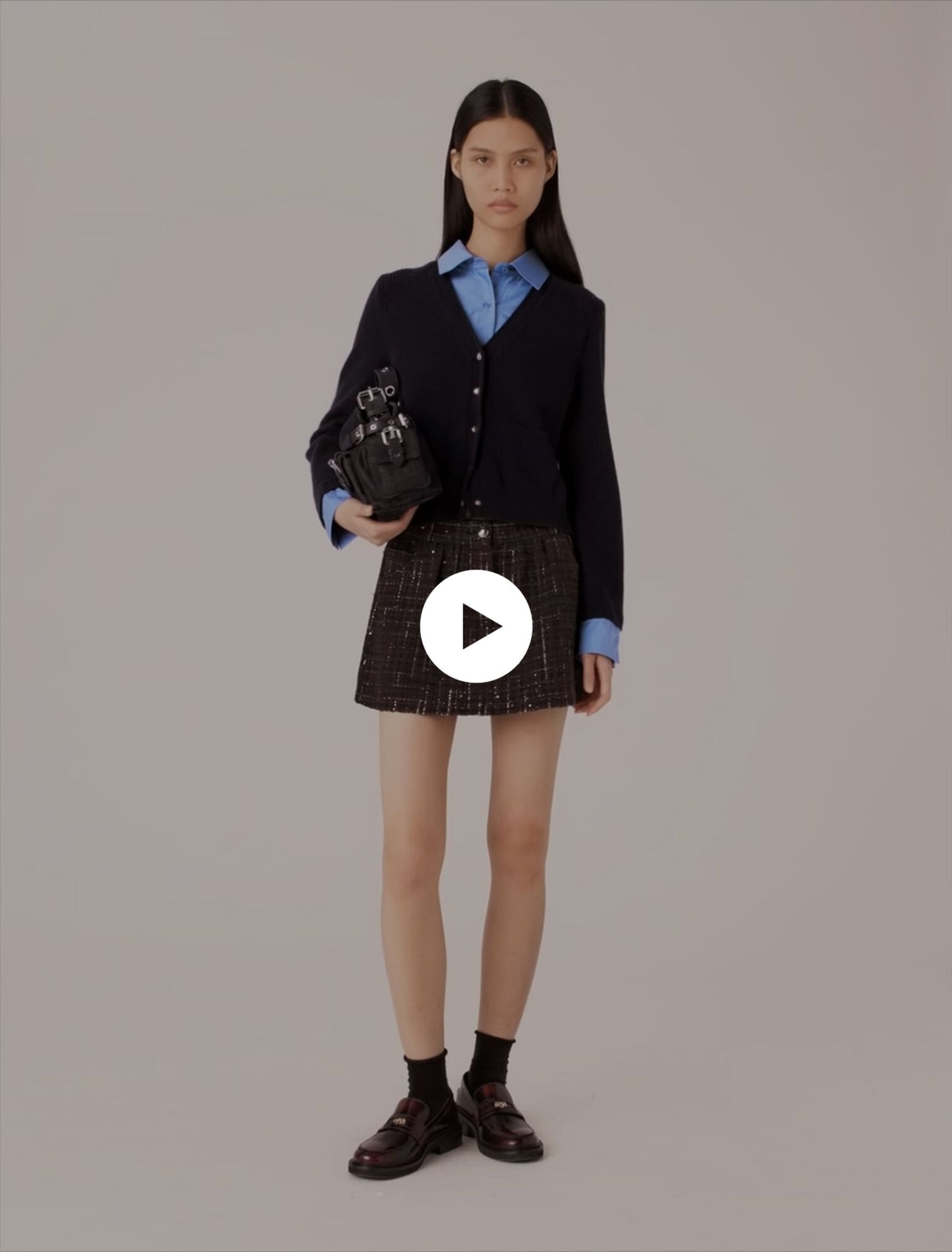 Cardigan avec détails amovibles