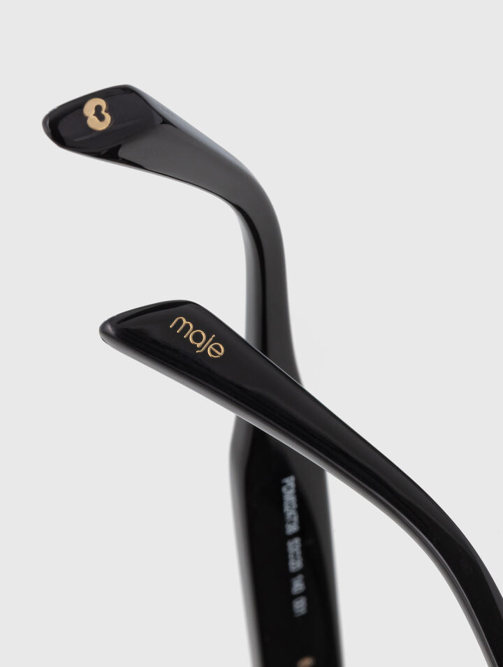 Lunettes ovales en ac&eacute;tate