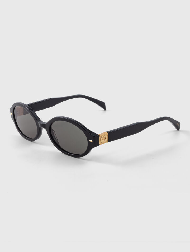 Lunettes ovales en ac&eacute;tate