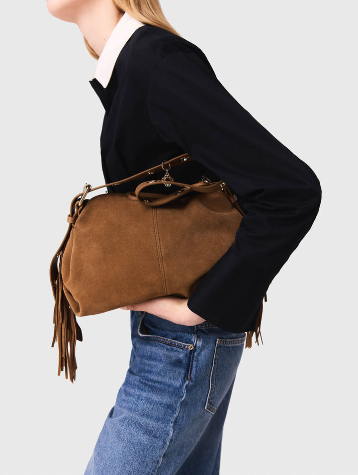 Suede Miss M bag