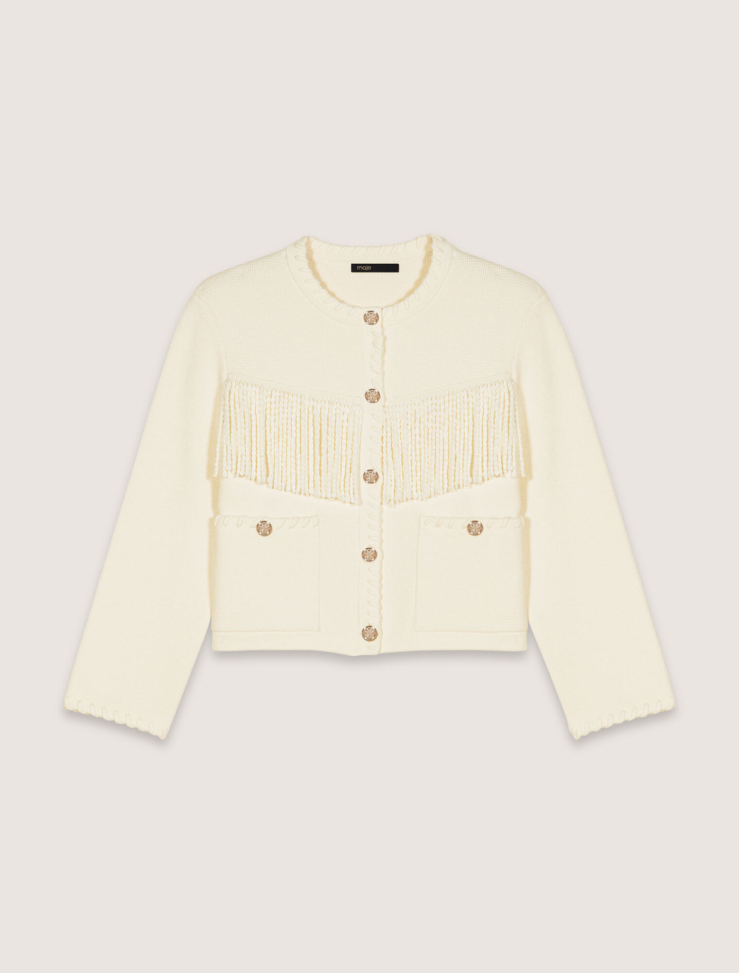 Cardigan à franges