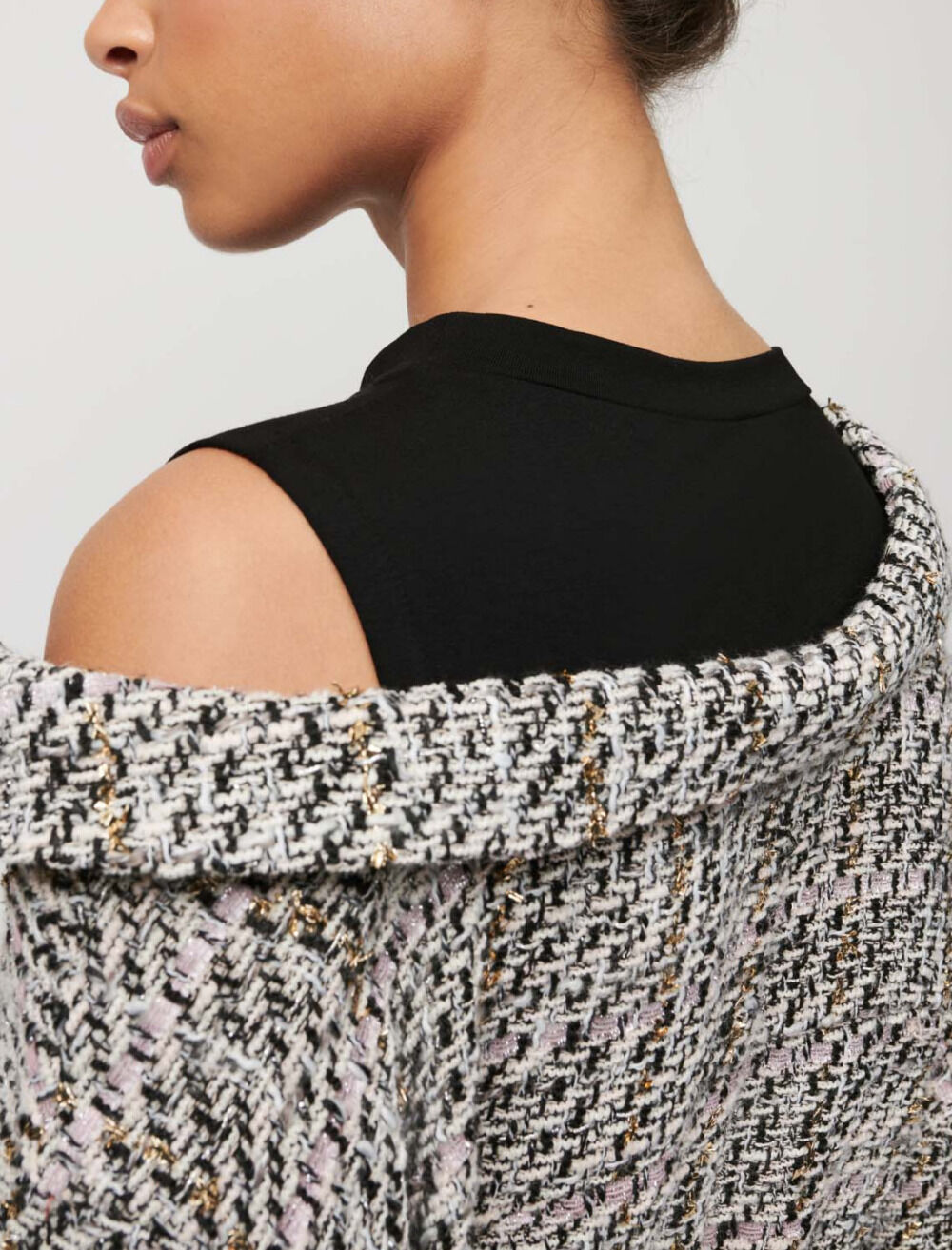 Maje tweed shirt dress hot sale
