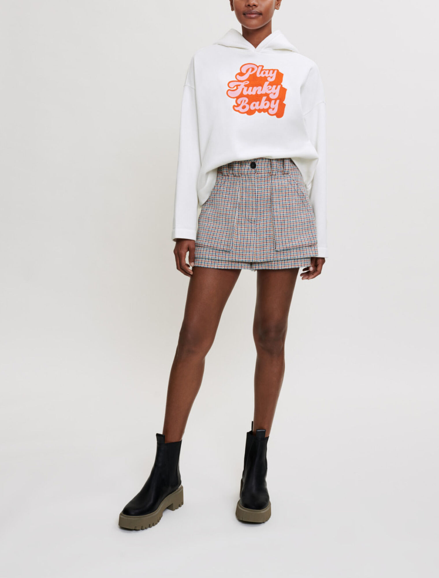 Sweat Shirt à broderie 70's