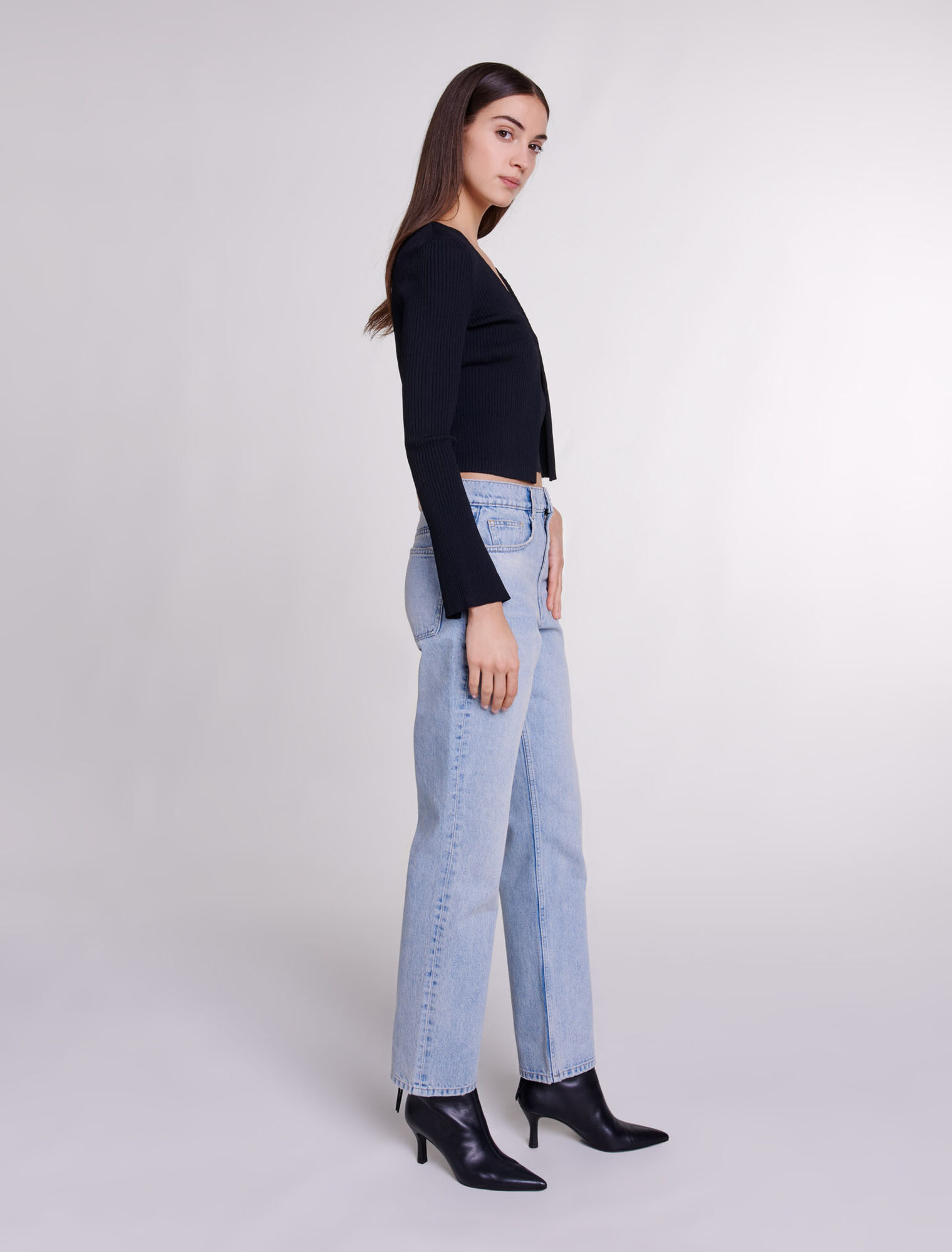 Twin set en maille stretch