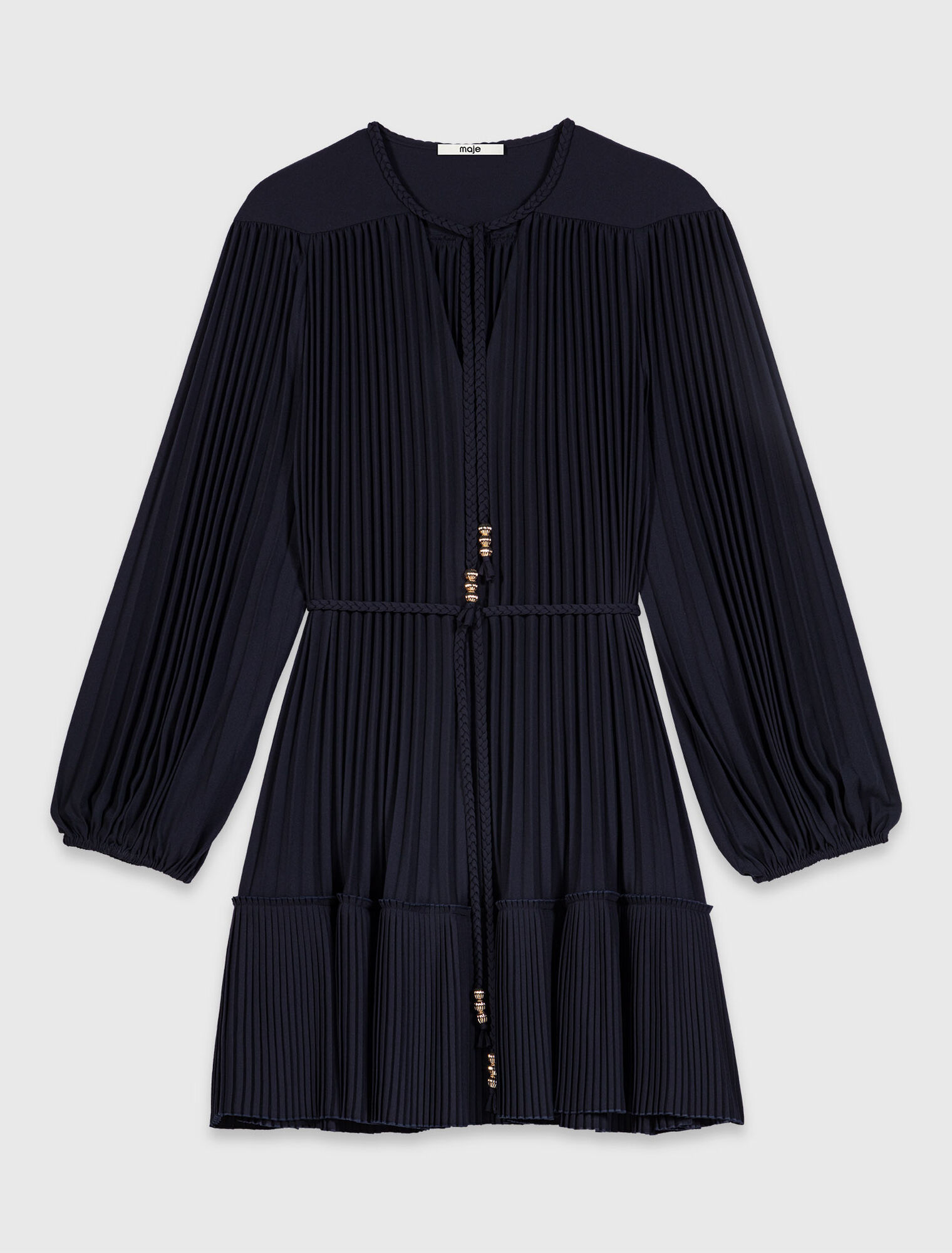 Short pleated dress