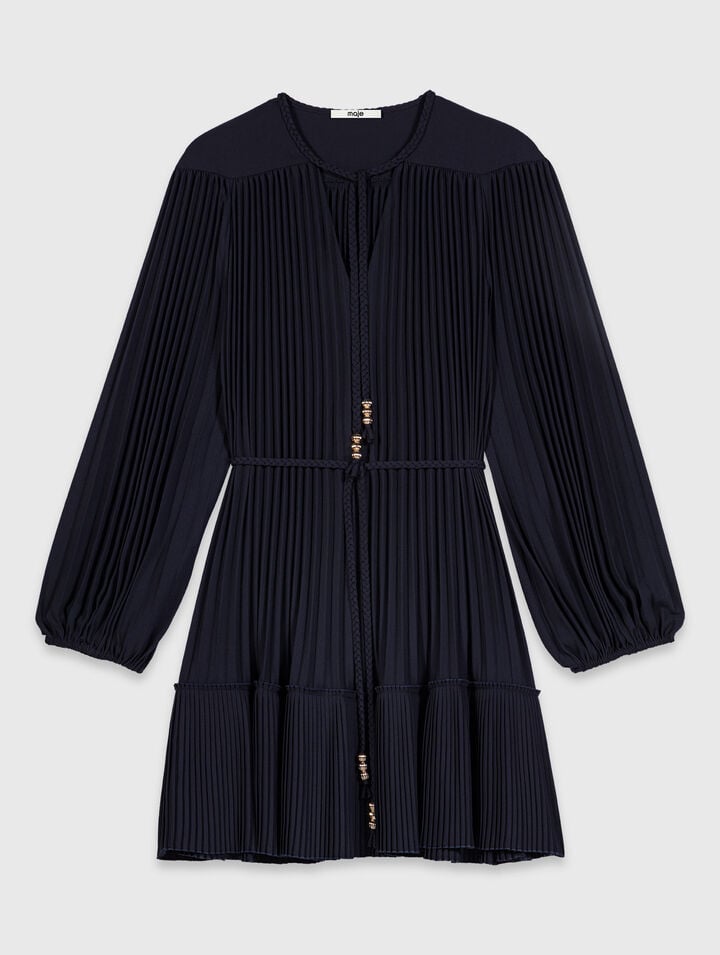 Short pleated dress