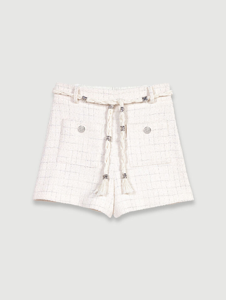 Short en tweed