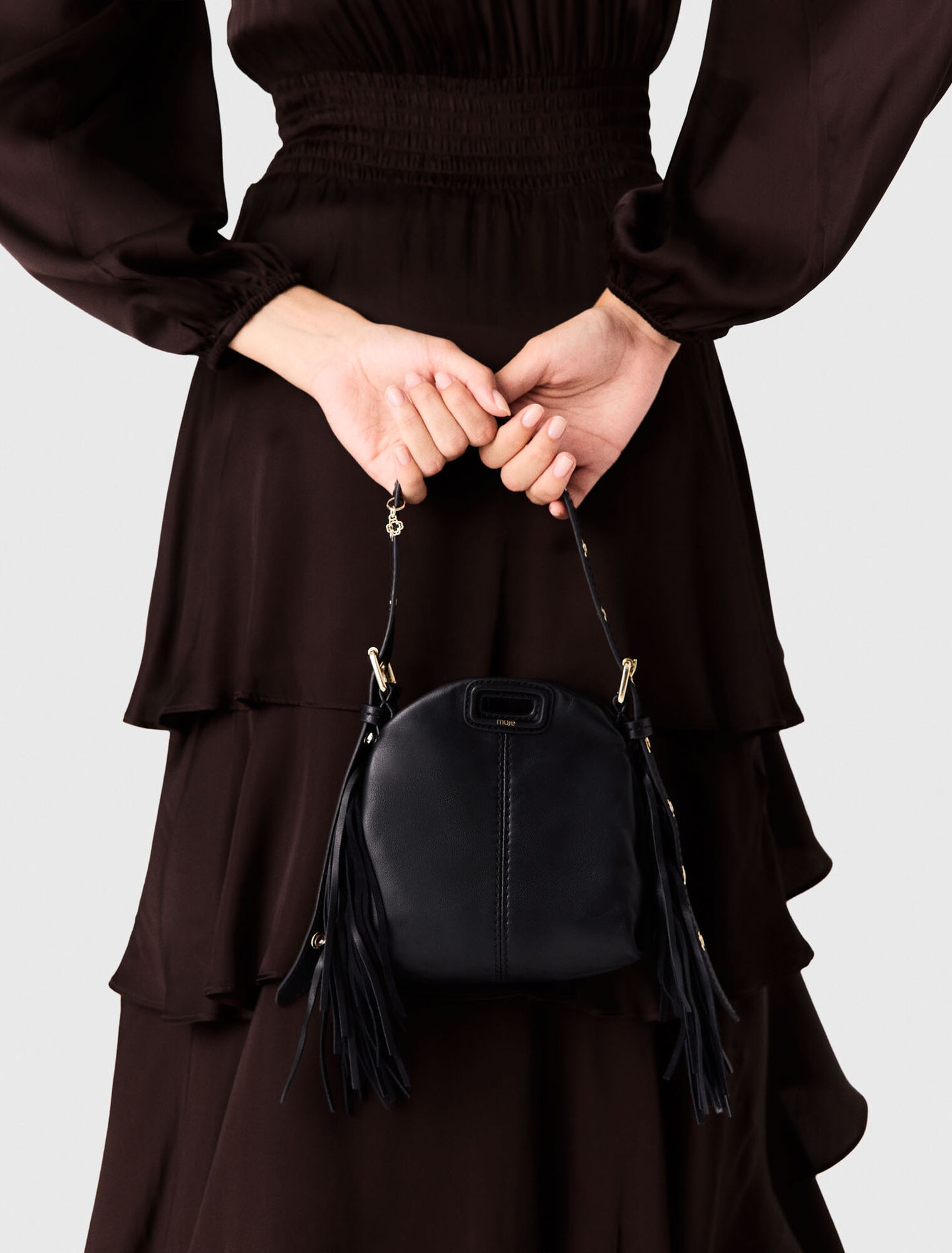 Sac Miss M micro en cuir lisse