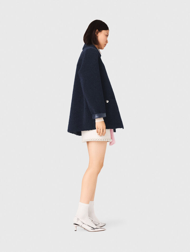 Faux shearling reversible