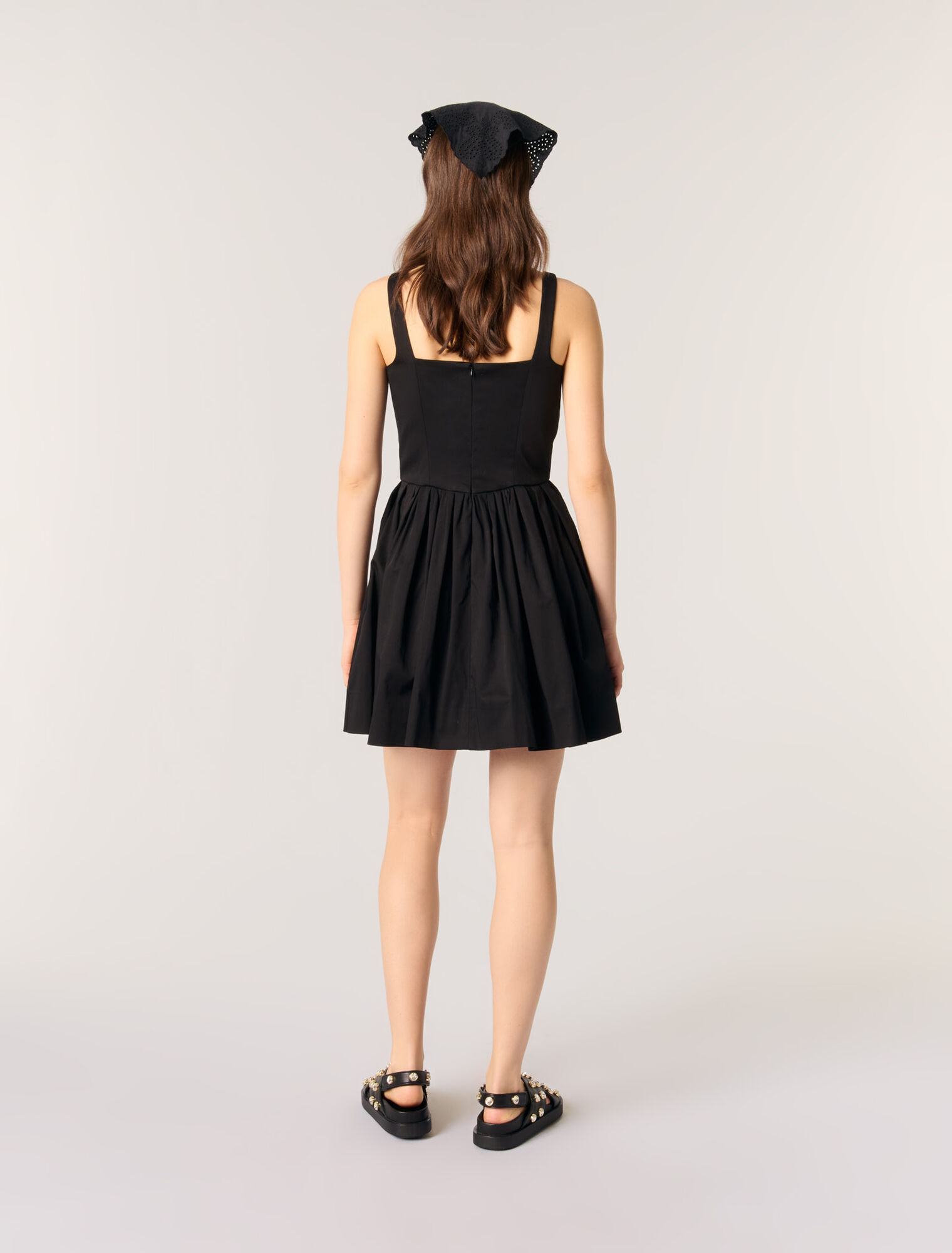 Robe courte en coton