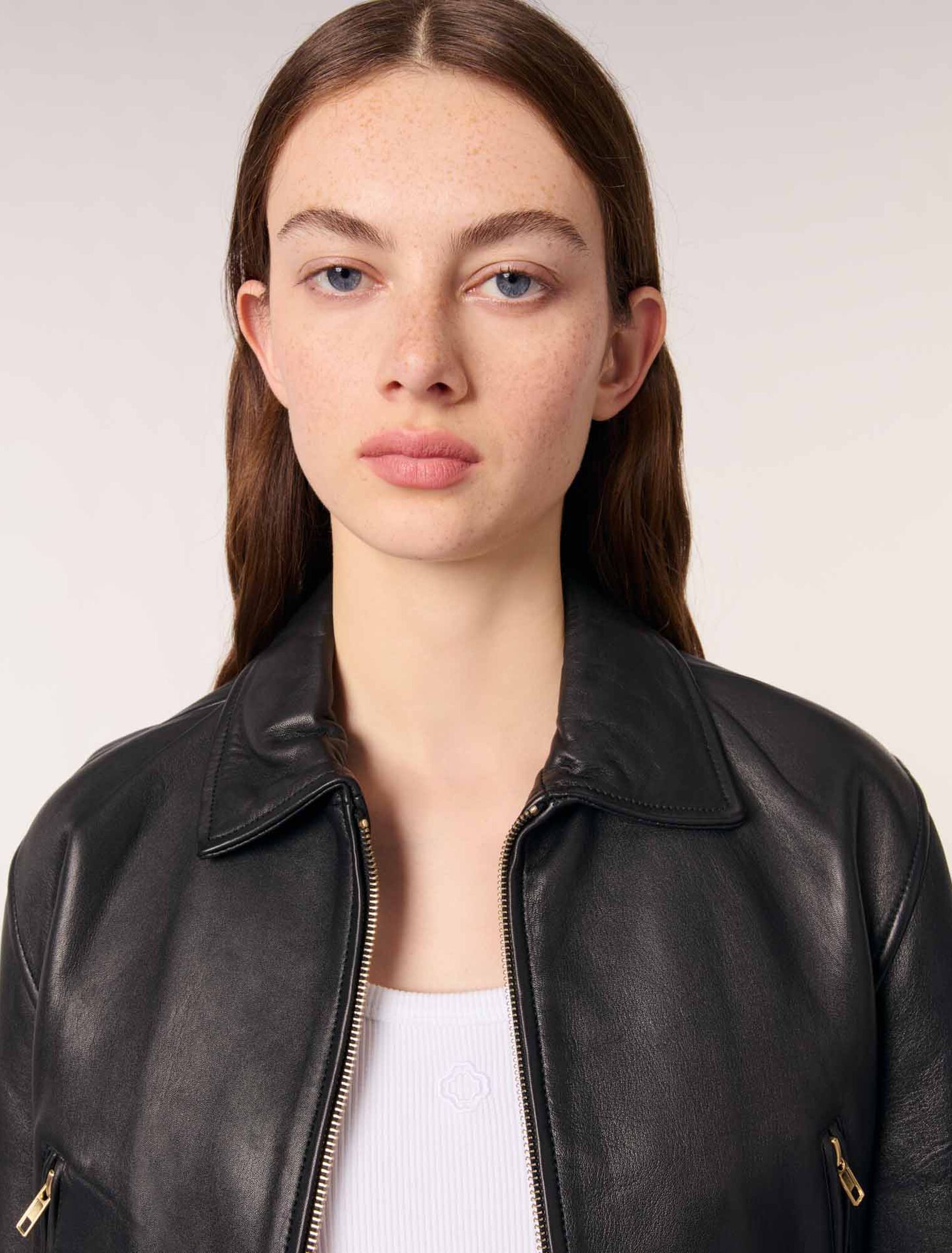 Blouson en cuir