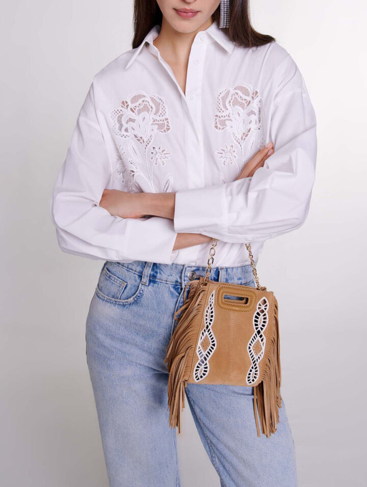 Chemise popeline à crochet