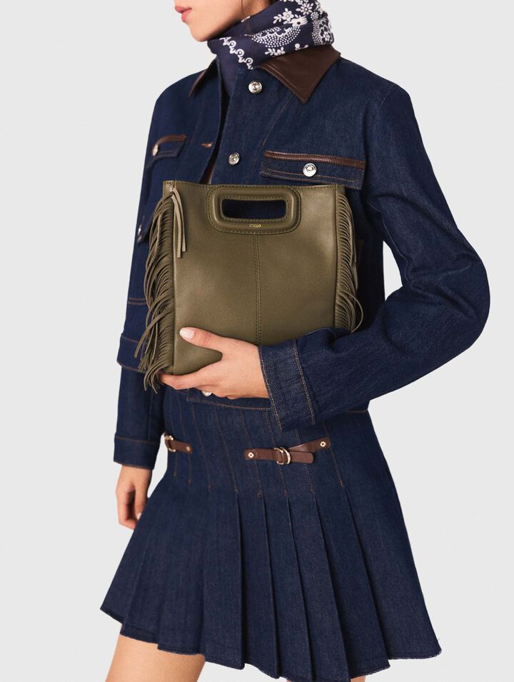 Sac M en cuir lisse