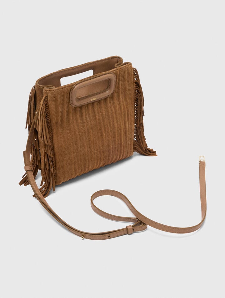 Sac M en suède matelassée