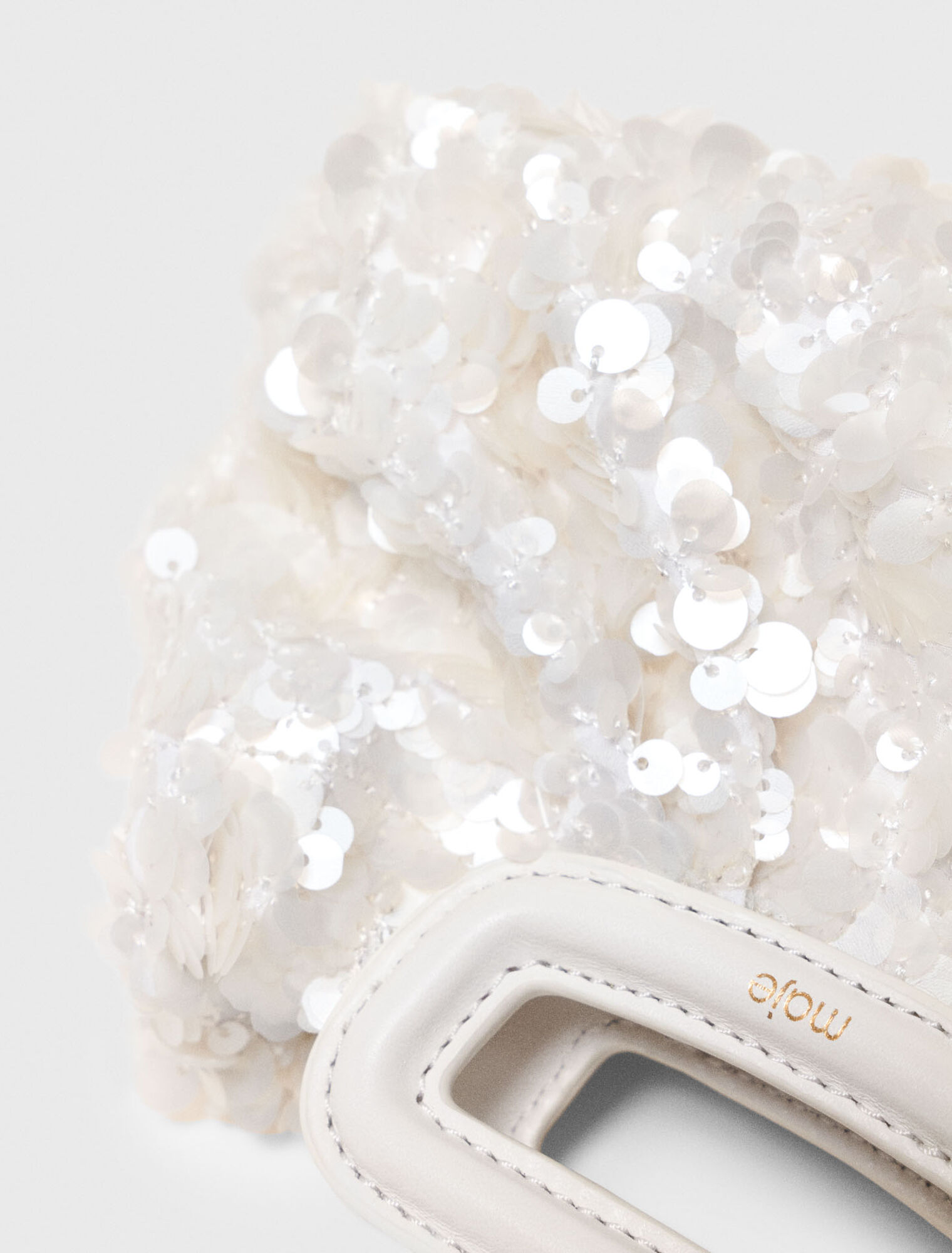 Milpli mini Clutch en sequins