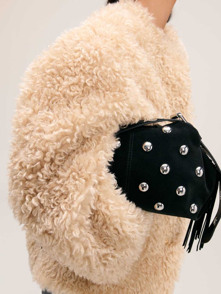 Sac Miss M en suède à studs