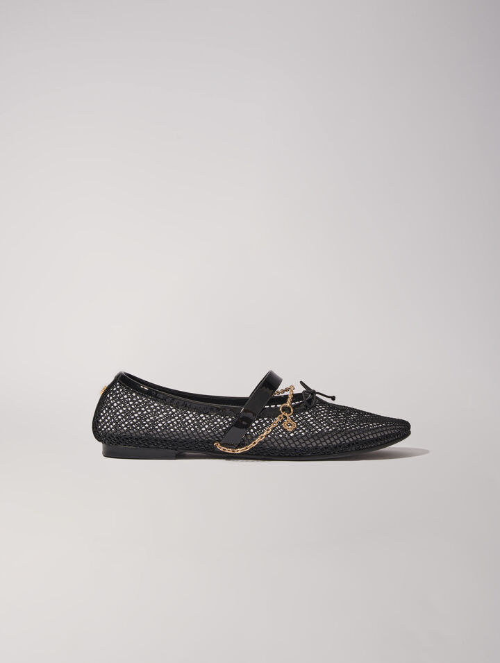 Ballerines en textile mesh