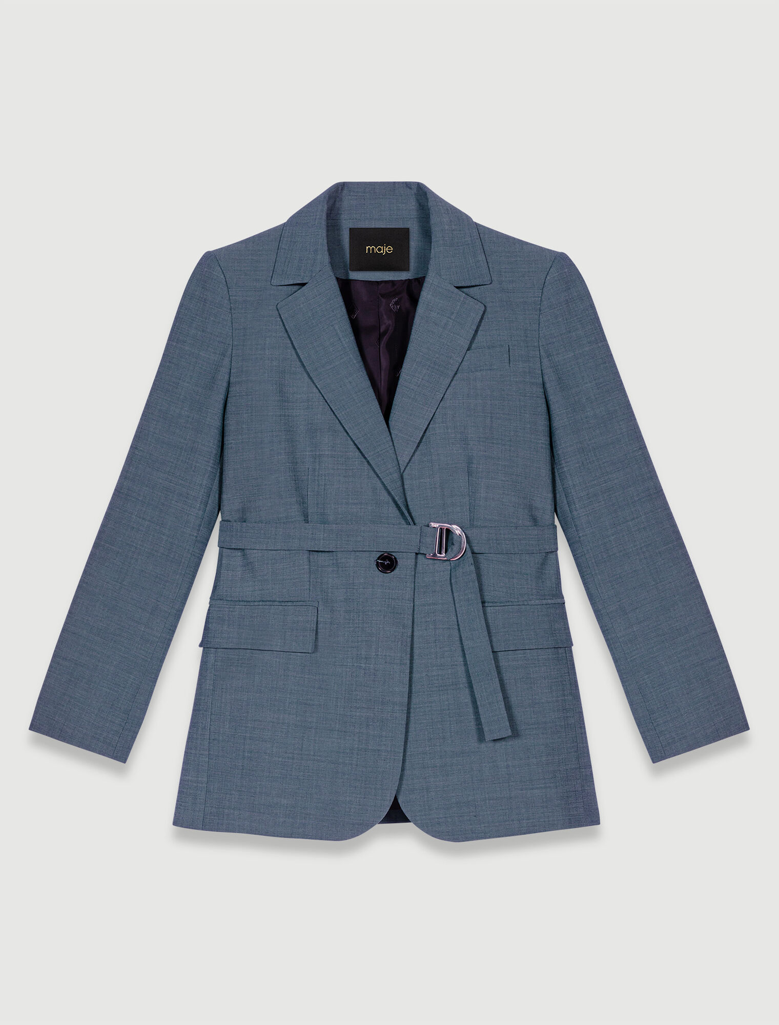Veste de tailleur à ceinture