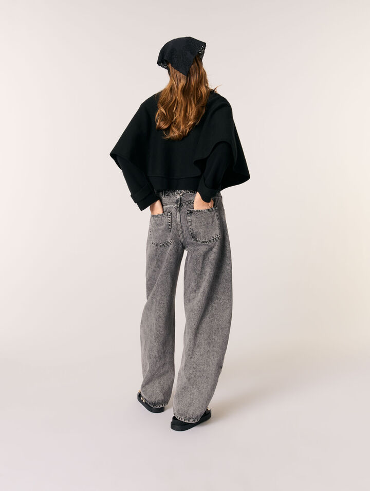 Cardigan effet cape