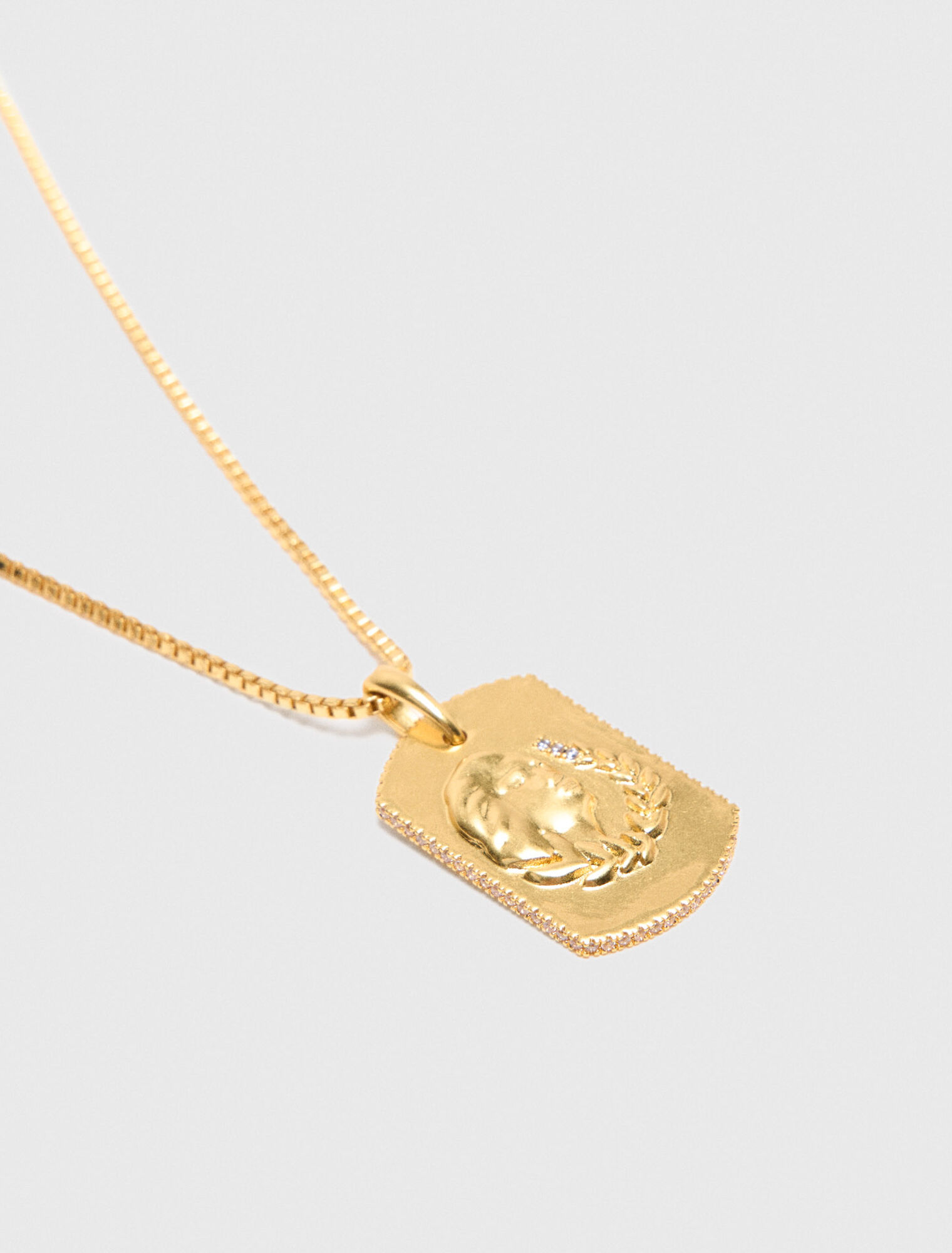 Collier plaque signe du zodiaque