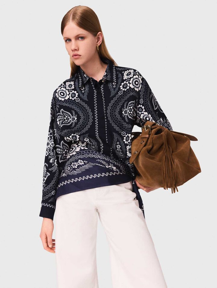 Chemise fluide imprimée
