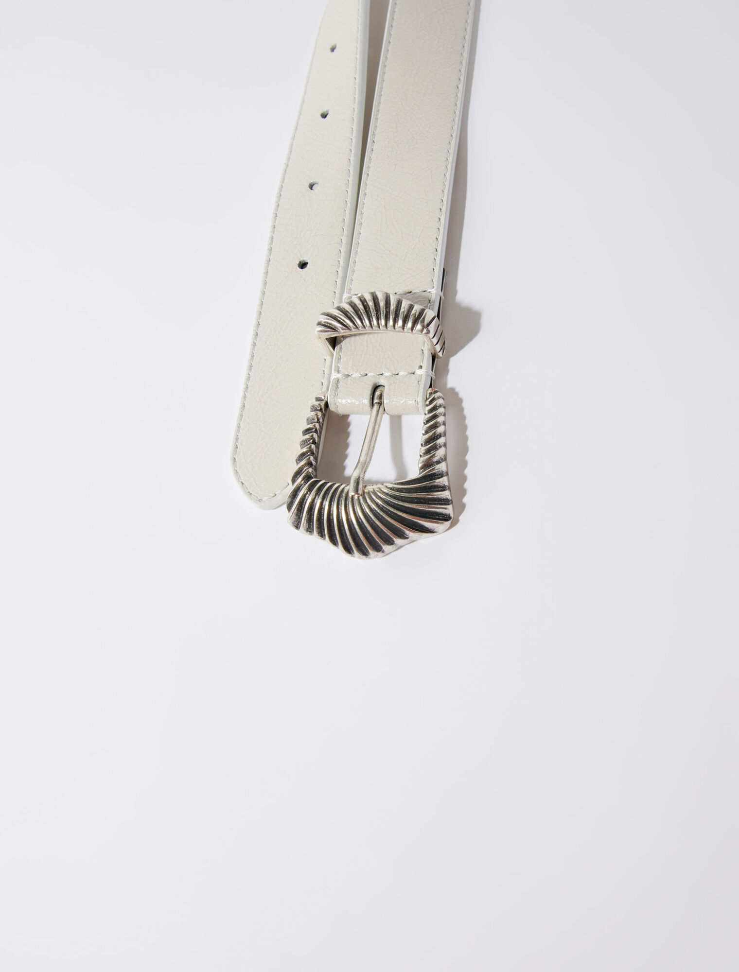 Ceinture en cuir à boucle grunge