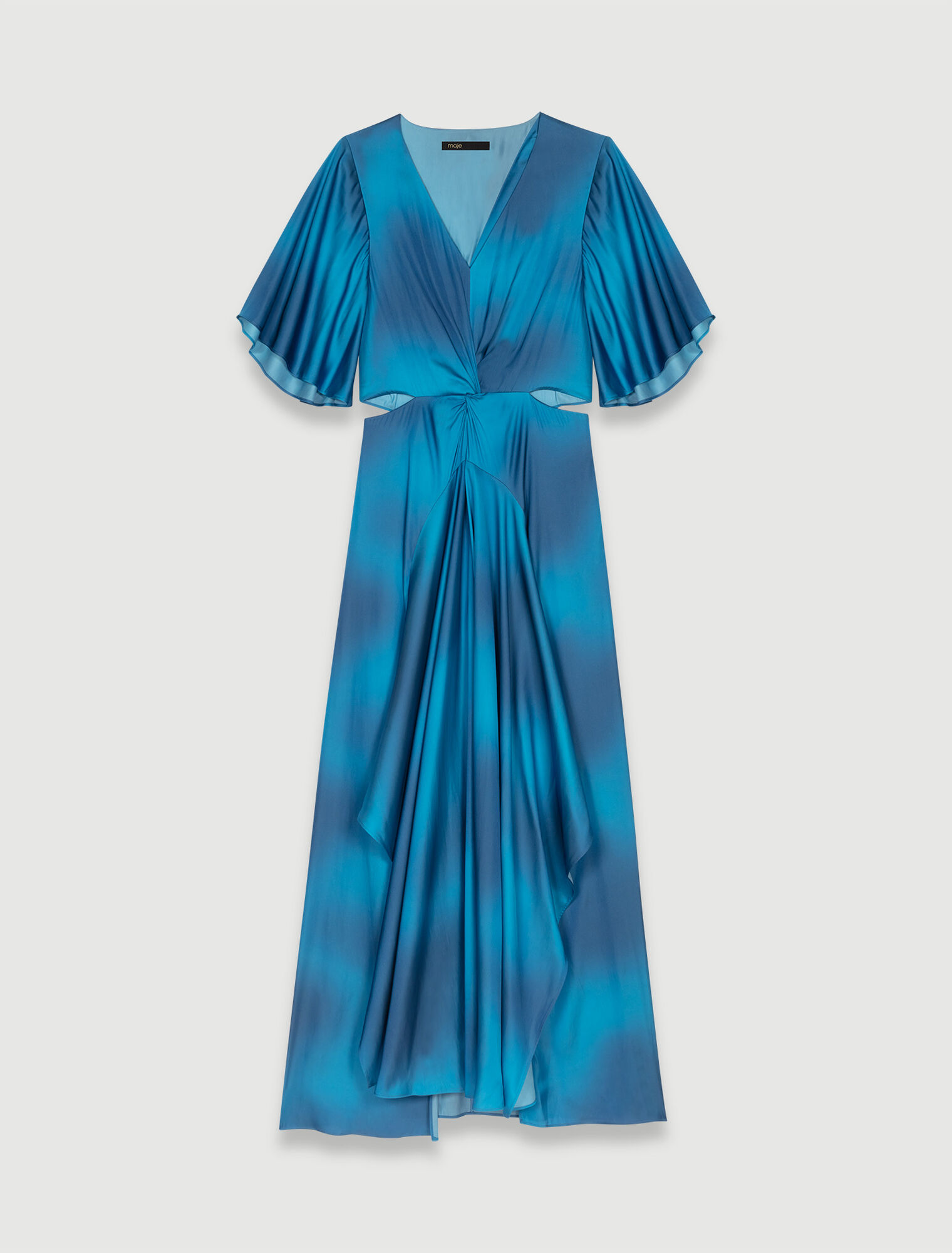 Satin-look maxi dress