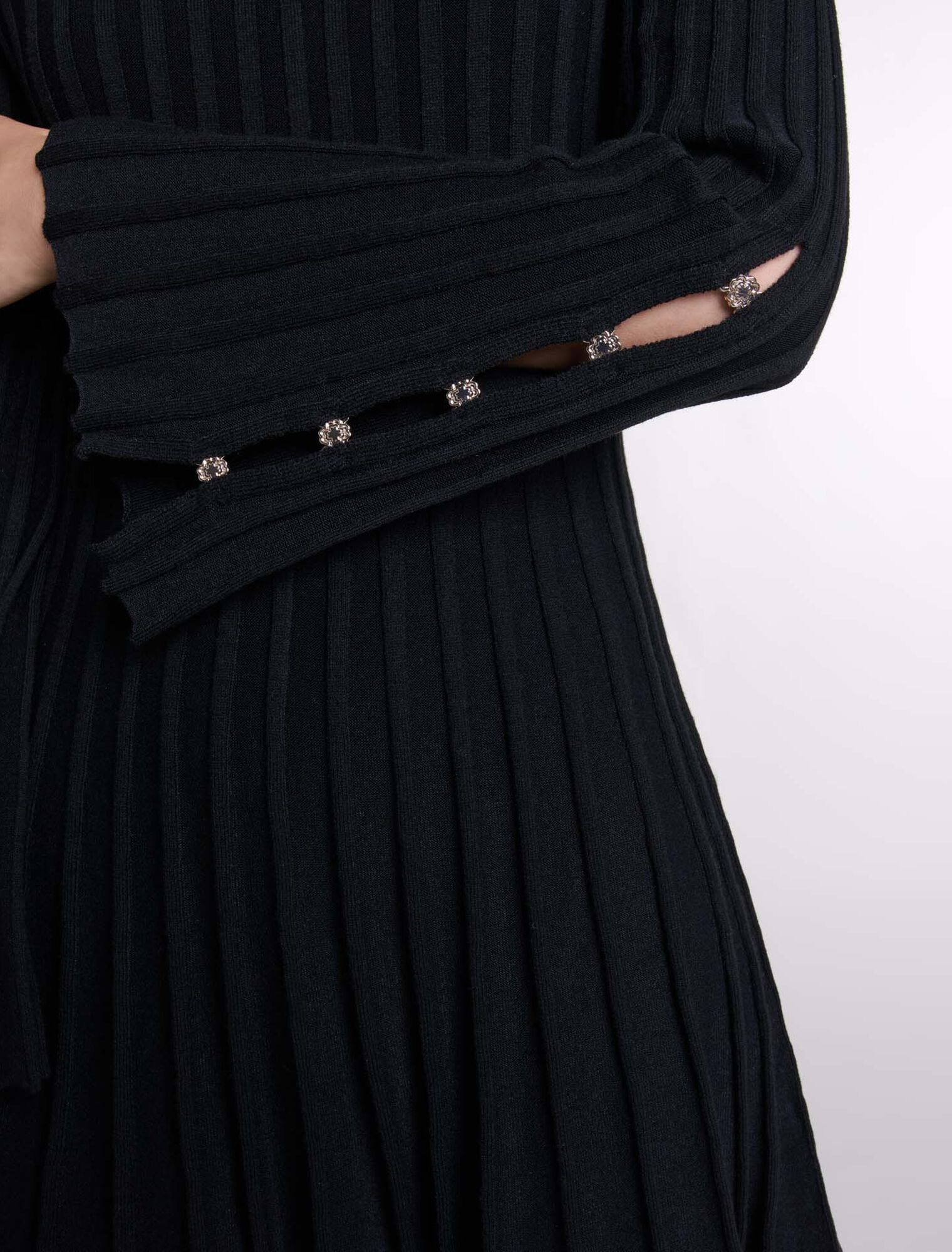Robe courte en maille