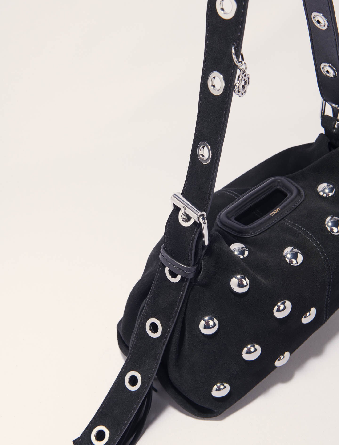 Miss M suede studded bag - Miss M classics | Maje