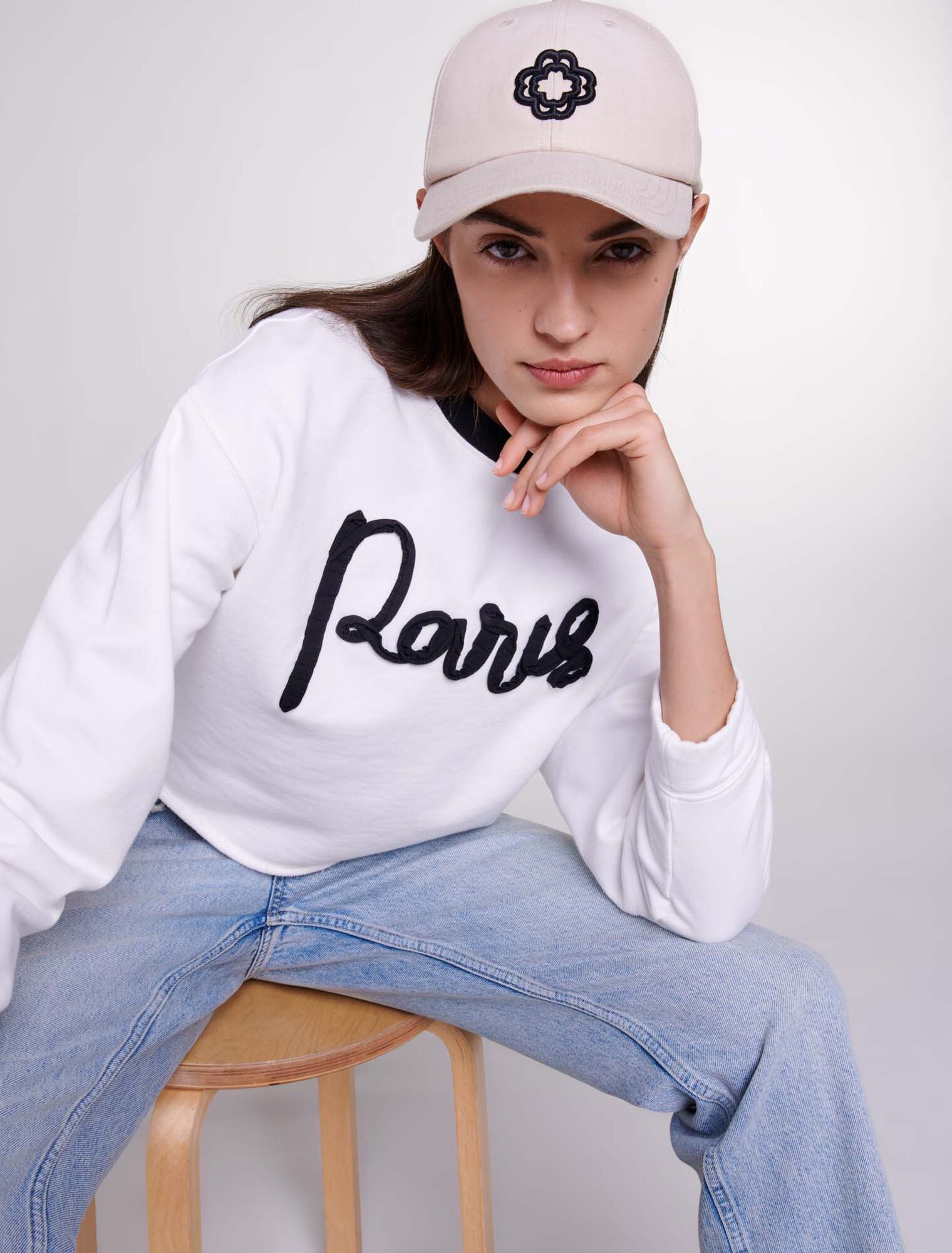 Cropped sweatshirt