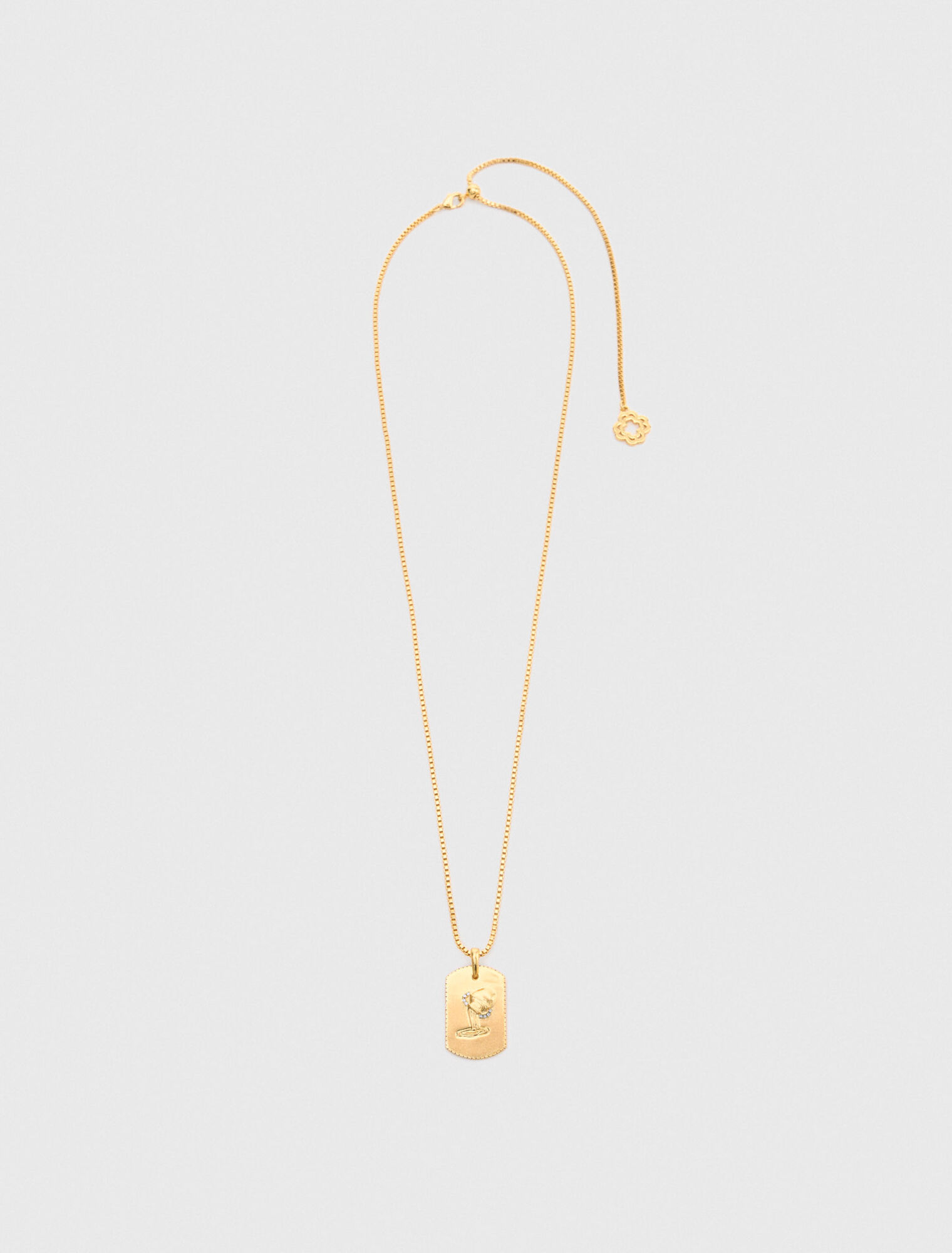 Collier plaque signe du zodiaque