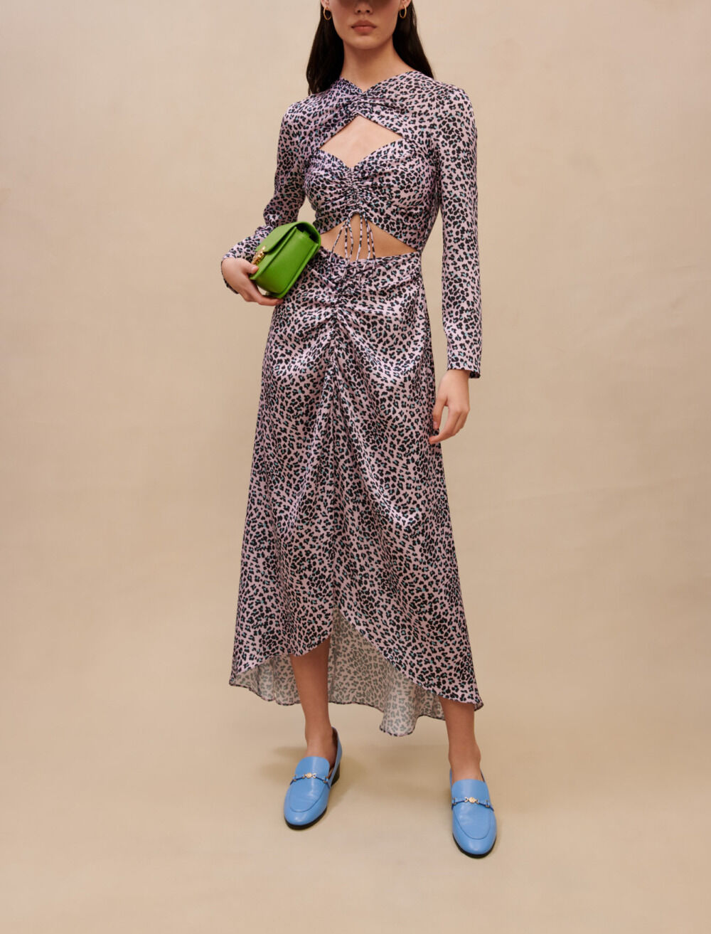 Jupe leopard maje online